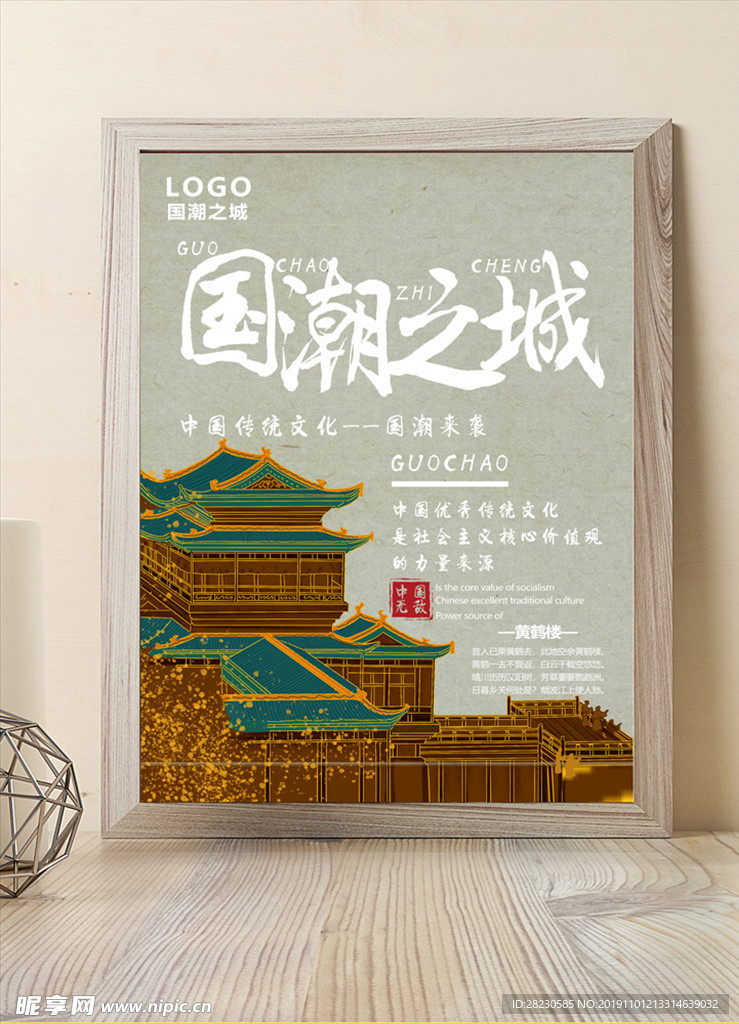国潮之城文化宣传海报