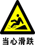 当心滑跌