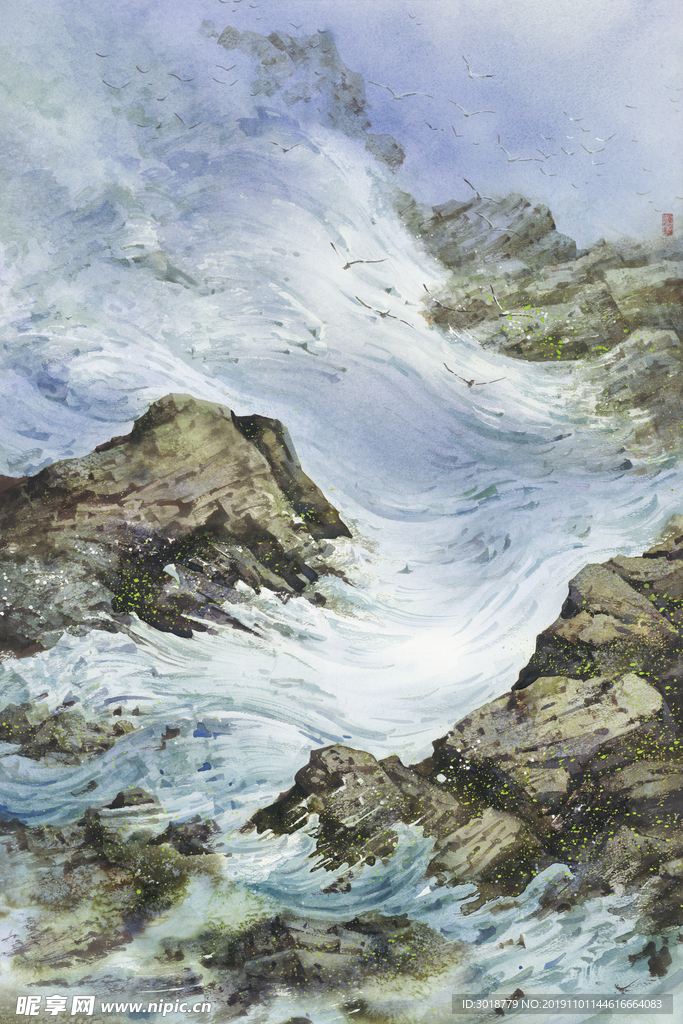 水墨画