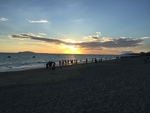 海边夕阳