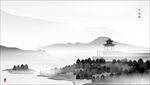 唯美水墨千岛湖建筑