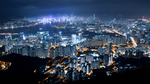 夜幕下的城市