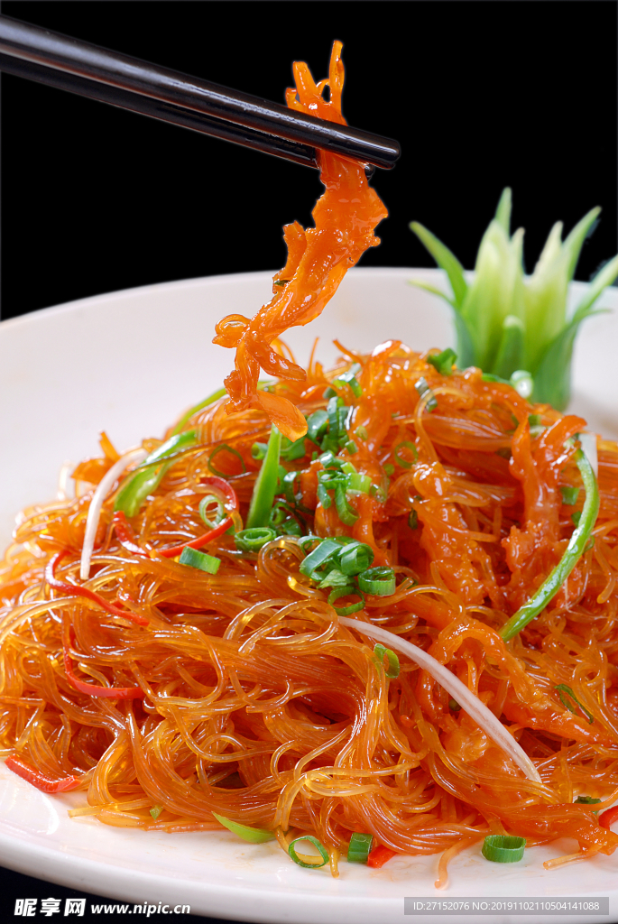菜鹅筋炒粉丝