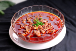 热菜苕粉鸡杂