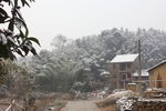 农村冬天的雪景