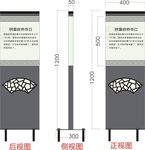 导视牌 标识标牌 立牌设计