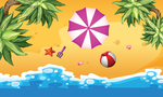 夏天沙滩