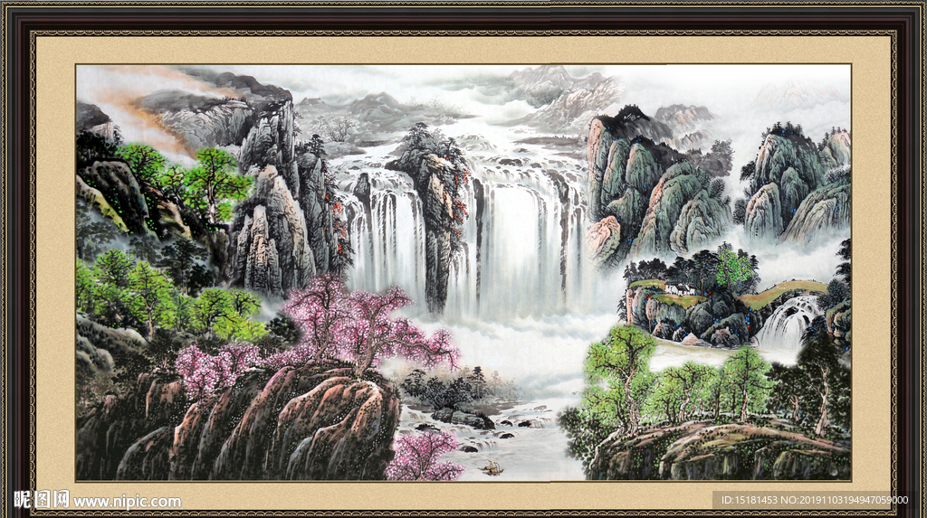 巨幅山水画