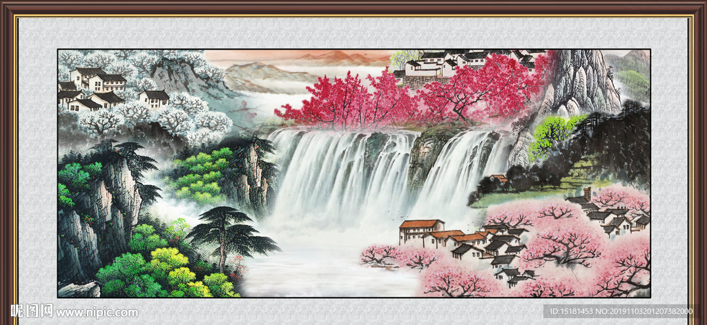 巨幅山水
