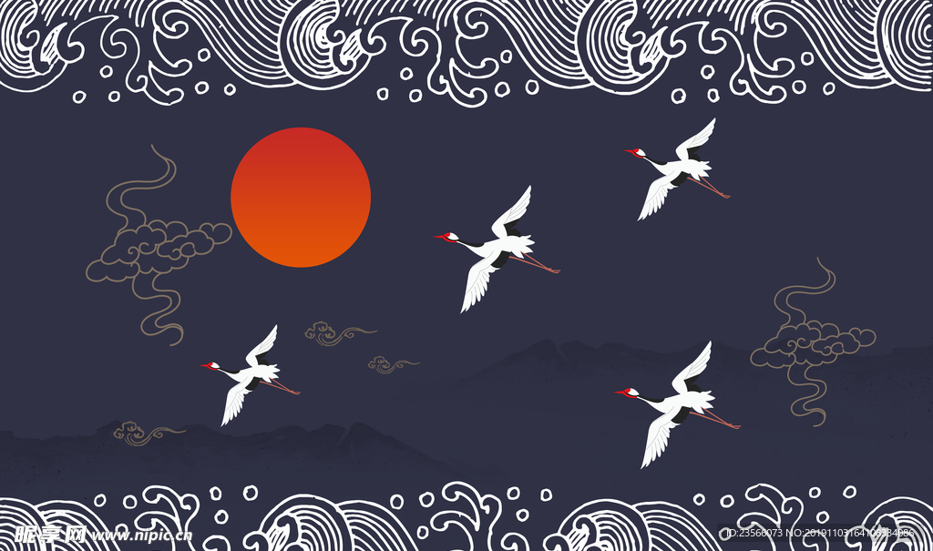 中国风传统花纹图案