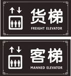 客梯 货梯 物业提示 温馨提示