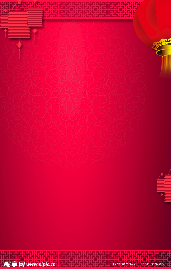 红色模板
