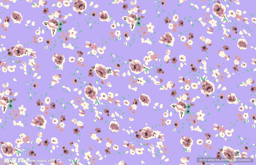小紫色花