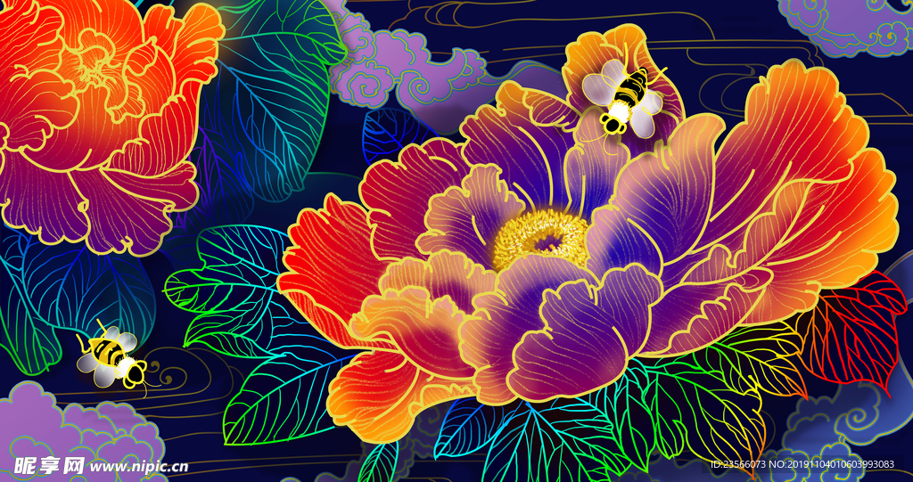 中国风传统花纹图案
