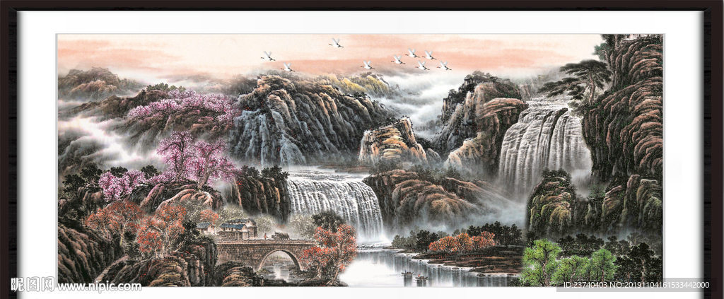 中国画山水