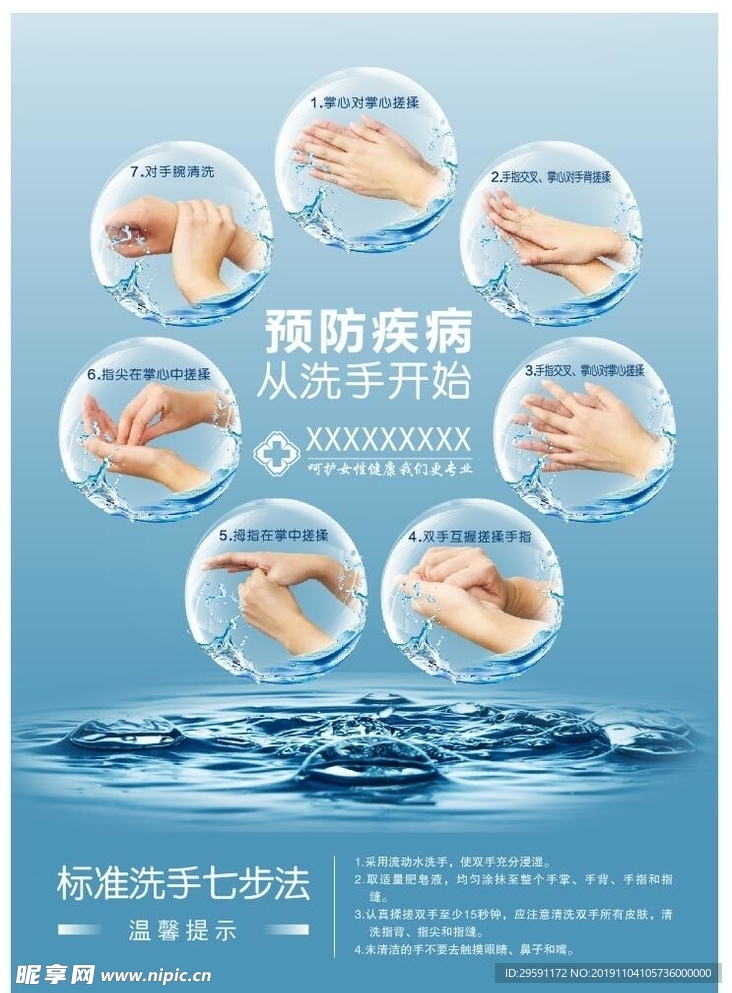 洗手7步