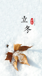 二十四节气 立冬 寒冷