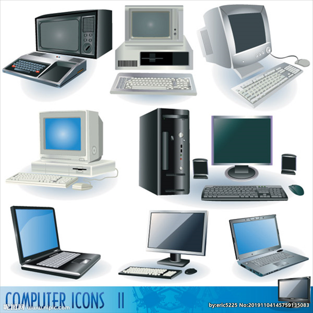 电子图标系列 电脑配件