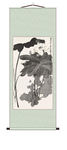 张大千荷花国画