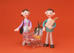 手工人偶摆件