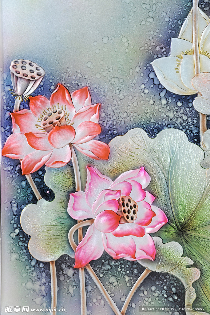 玉石荷花