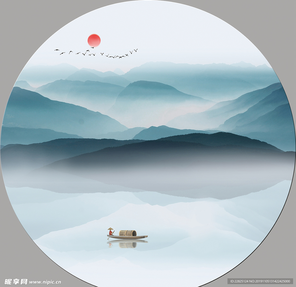 意境山水画