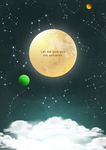 梦幻太空插画