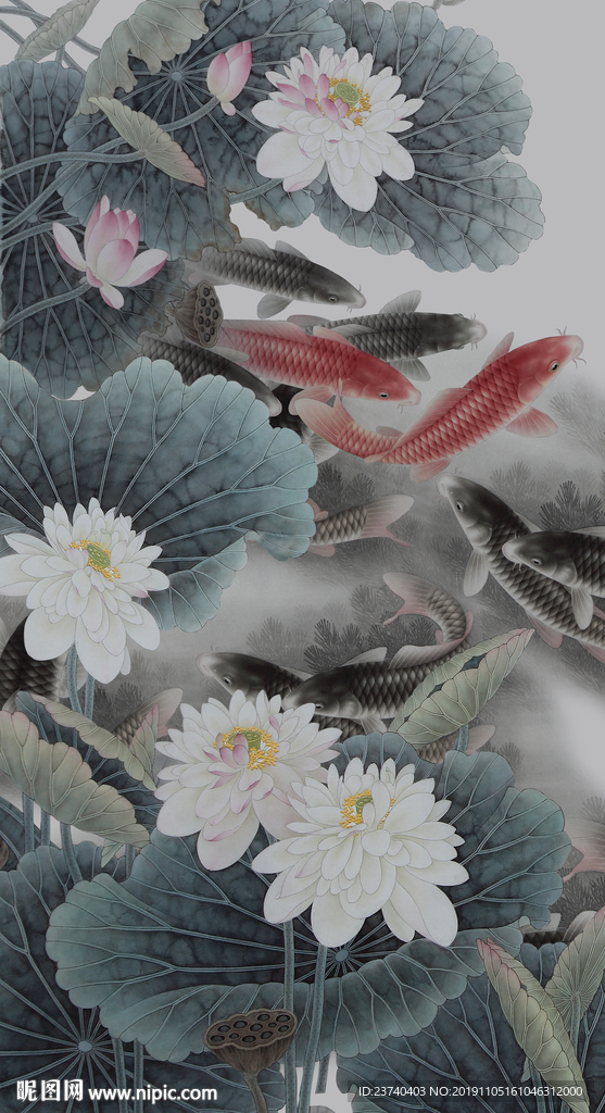 荷花玄关