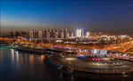 夜景 灯光 黄骅港 渤海新区