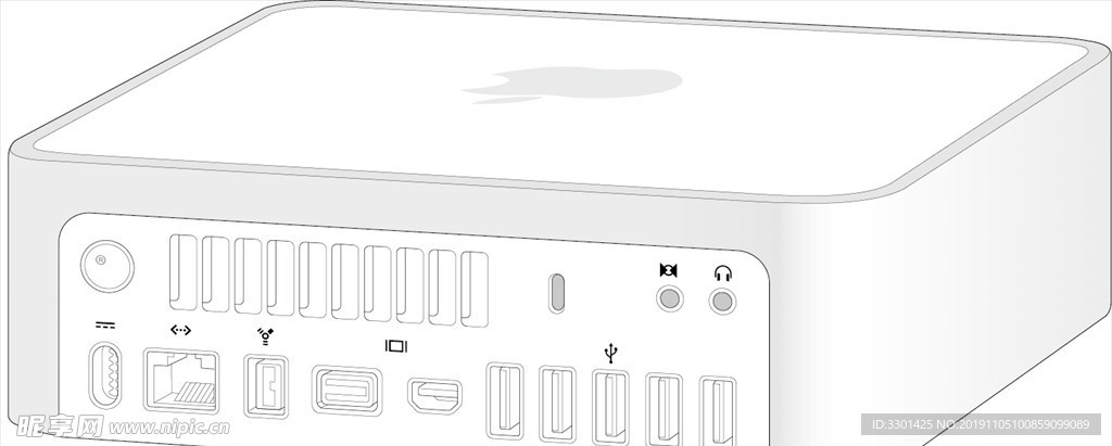 电子图标系列  MAC迷你机箱