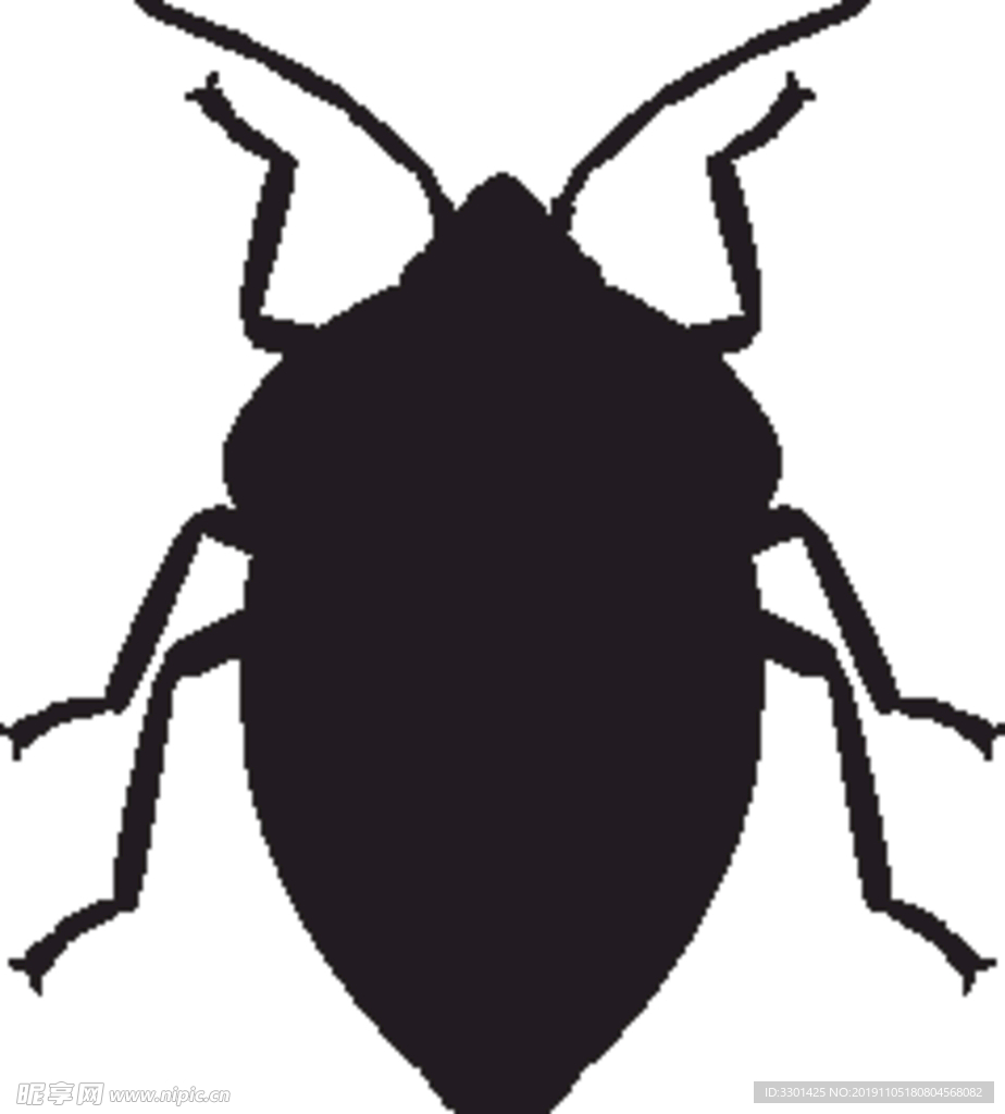 昆虫系列 甲壳虫剪影