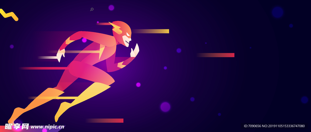 创意高端科技粒子banner