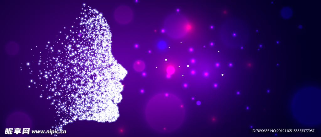 创意高端科技粒子banner