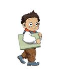 原创绘画小男孩