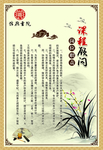 中国风制度展板