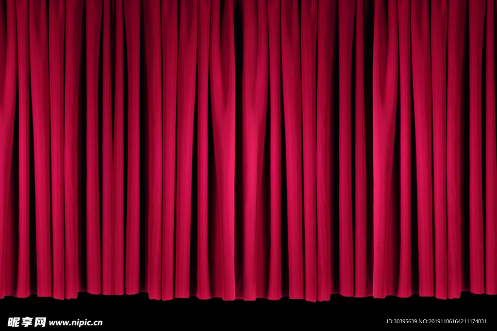红色舞台背景