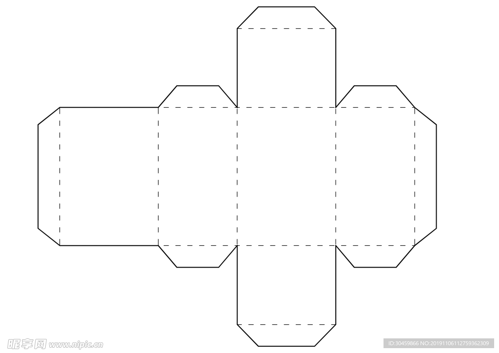 长方体展开图制作教程图片
