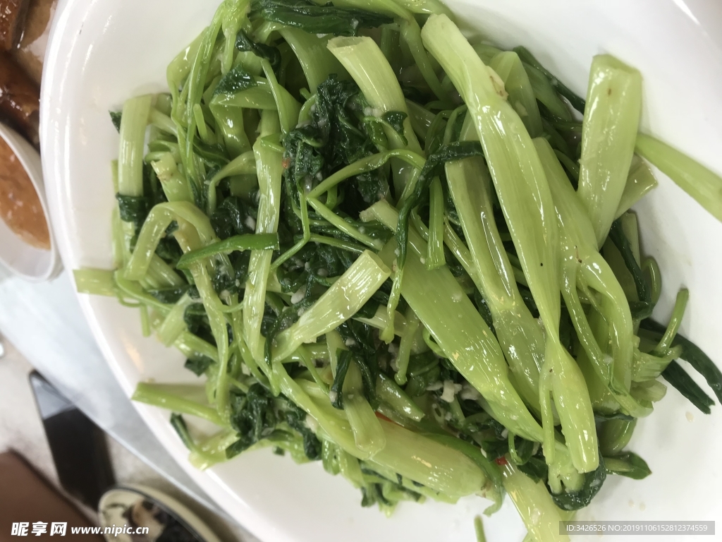 蒜蓉炒通菜