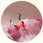 水墨印花图案