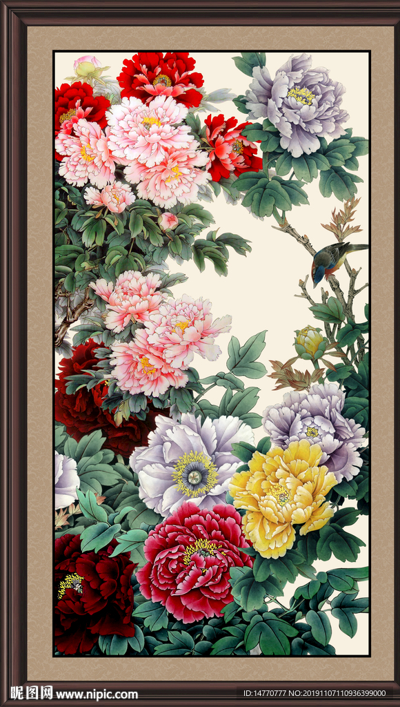 国画牡丹
