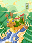 国潮创意涂鸦海报