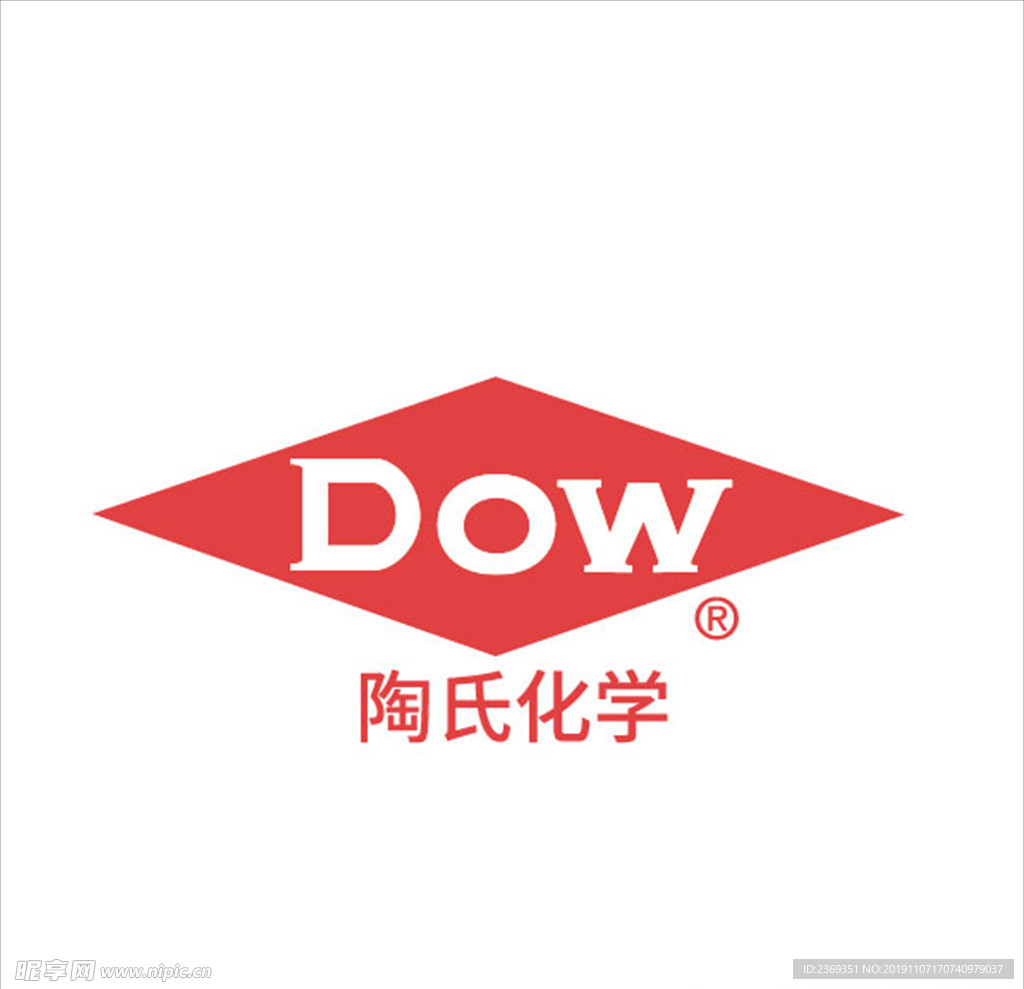 DOW 陶氏化学 logo