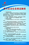 蓝色制度牌