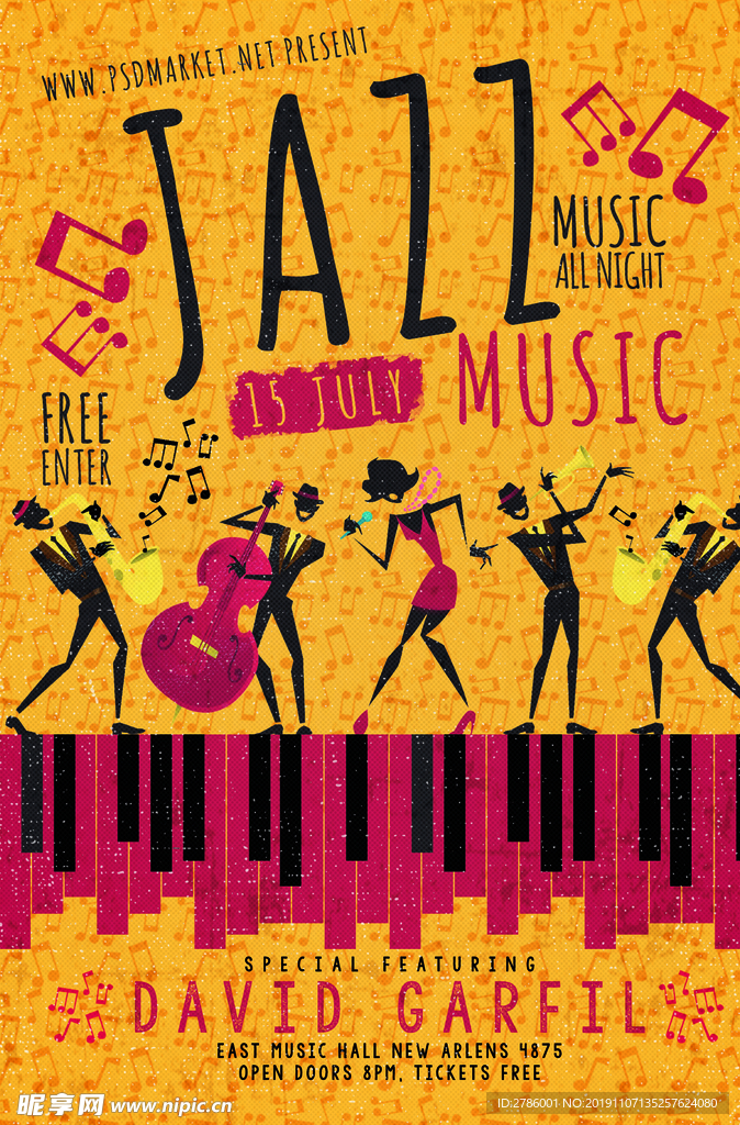 爵士乐海报 jazz