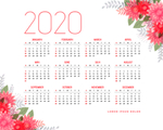 2020年日历