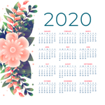 2020年日历