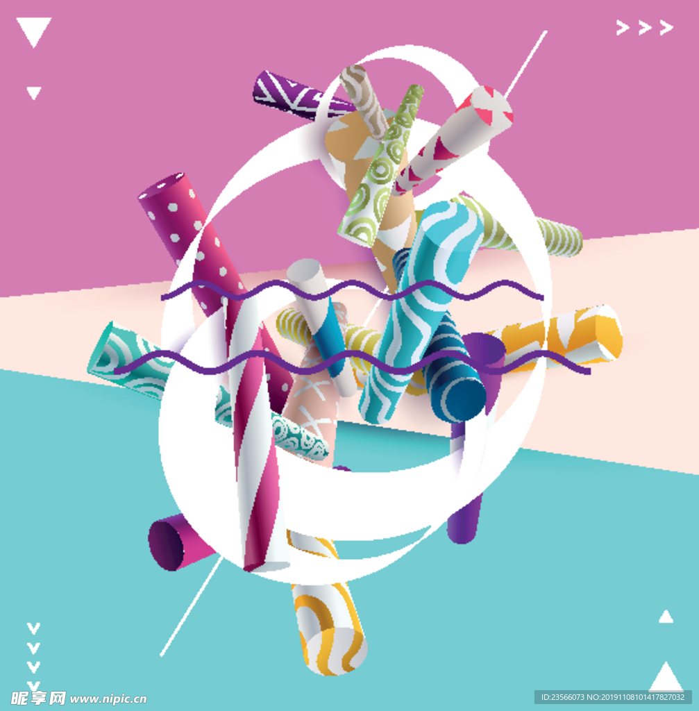 C4D立体设计创意元素