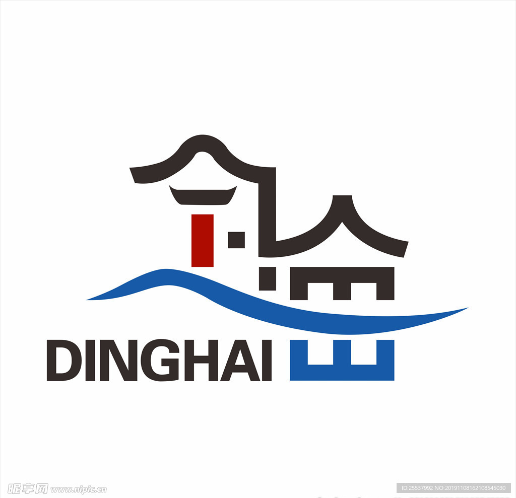 定海旅游logo