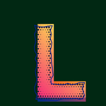 矢量发抖字母
