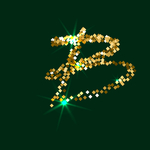 矢量金属花纹字体